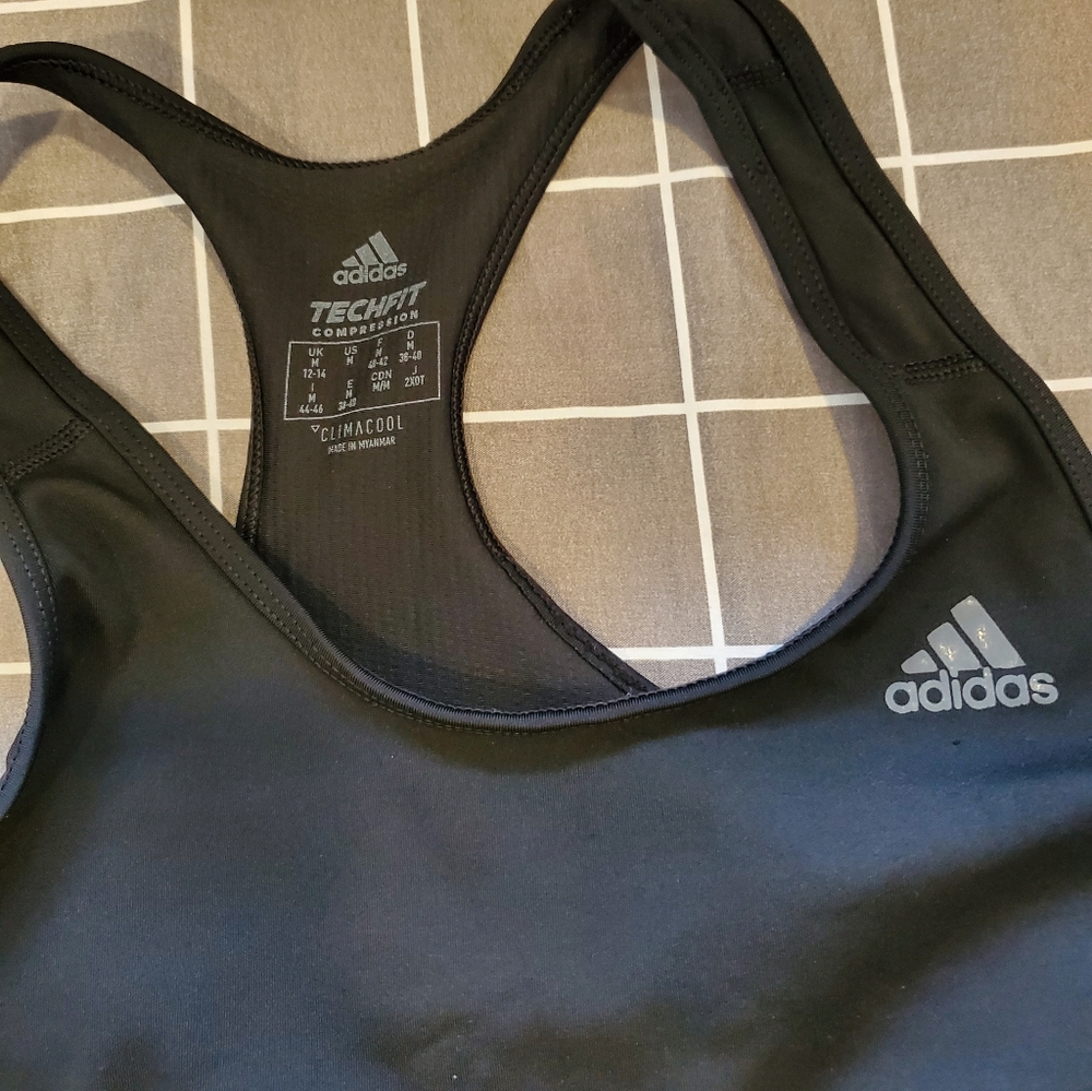 Addidas 3 stripe tights,Addidas sport bra,crop top - Picture 5 of 9
